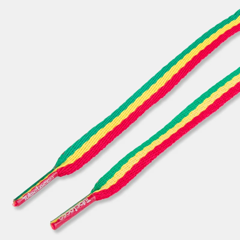 TUBELACES Flat Shoelaces (5 Pieces)