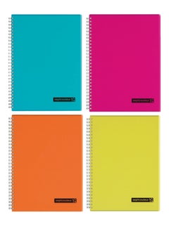 Maruman 4-Piece Septcouleur Notebook A5 Size Multicolour  - Image 1