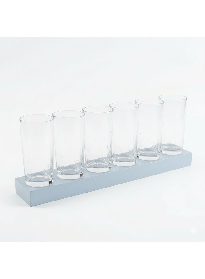Home Pro 6-Piece AcryliCup Set – Modern Drinking Cups for Juice, Water & Beverages - Image 2