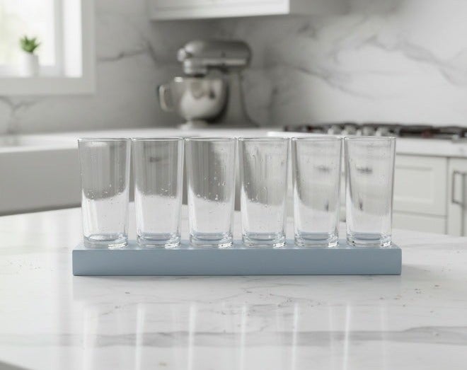 Home Pro 6-Piece AcryliCup Set – Modern Drinking Cups for Juice, Water & Beverages - Image 3