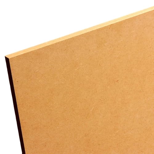 Cliths 6 Pcs MDF Drawing Board Wooden Art Panel for Painting, Watercolour, Acrylic & Sketching Smooth MDF Board for Easel & Table Use 7mm Thick Board A4 [21x29.7Cm] - Image 1