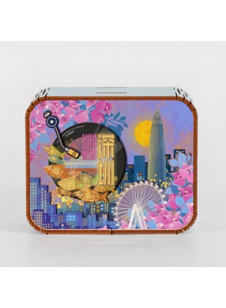 Original Xiamen Chongqing Nanjing Xi'an City Dynamic Music Box Coil Music Box Music Bell Tourist Souvenirs-Color:Shenzhen One-Dimensions:88mm*72mm*43mm - pzsku/Z995668F4DC87B442F224Z/45/1743170848/7ebeef1a-5482-4346-bd6d-1afa14a027a9