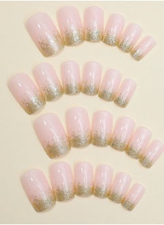 SYNSYB 24-Piece Short Square Press-on Toenails:Acrylic False Nails ,toe fake nails for Seamless Fit  - Image 3