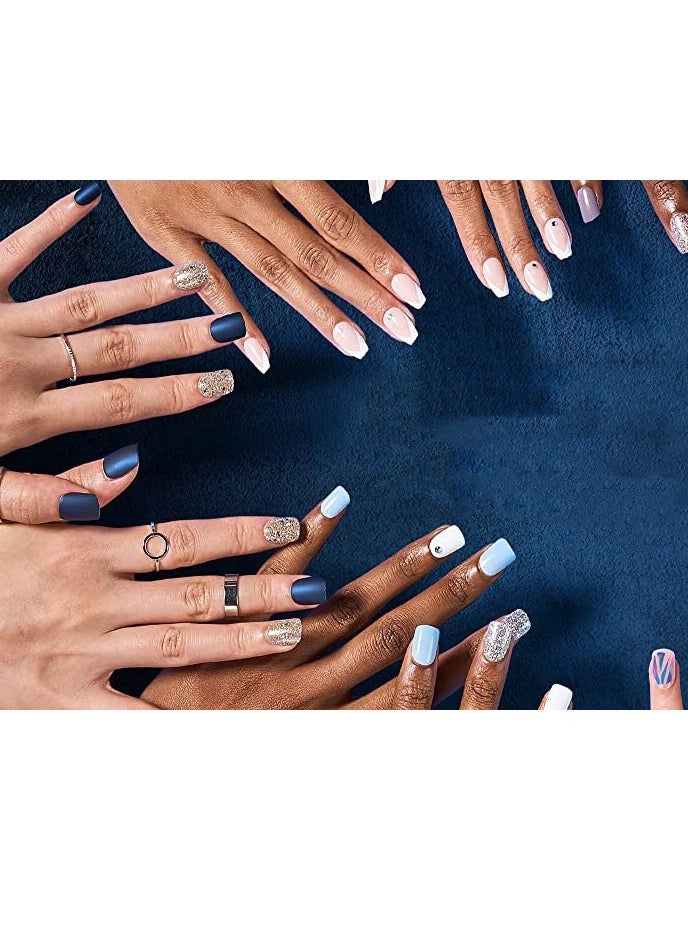 SYNSYB - 24-Piece Short Square Press-on Toenails:Acrylic False Nails ,toe fake nails for Seamless Fit - Image 1