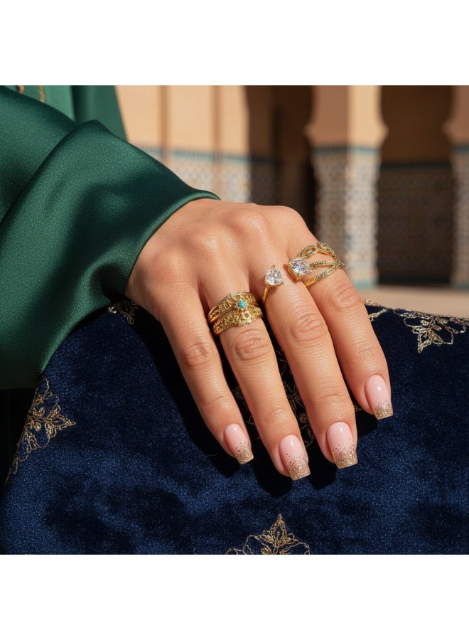 سنسيب قطعة قصيرة مربعة من الأظافر المضغوطة: أظافر صناعية من الأكريليك، أظافر صناعية لملاءمة سلسة - Image 3