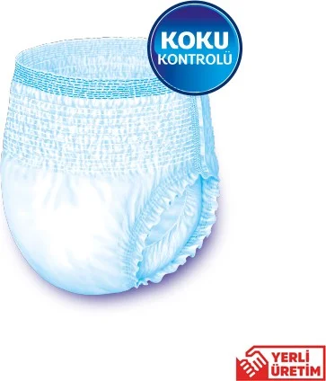 جيجلز Adult Absorbent Panty Diaper Large Size 1 Pack of 8 (8 Pieces) Waist Size 100-150 cm