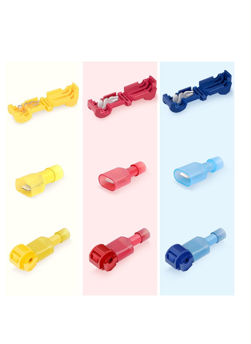 Generic Nilite 120-Piece 60-Pair Self-Stripping Fully Insulated Nylon Male Quick Connect T-Connectors Kit for Cables, 2-Year Warranty - 50004R  - Image 3