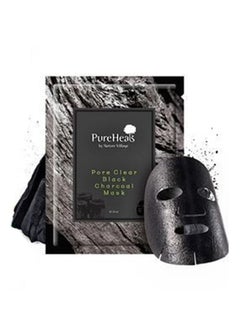 Pureheals Pureheals Pore Clear Black Charcoal Mask, 5 Sheet Pack  - Image 3