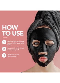 Pureheals Pureheals Pore Clear Black Charcoal Mask, 5 Sheet Pack  - Image 4