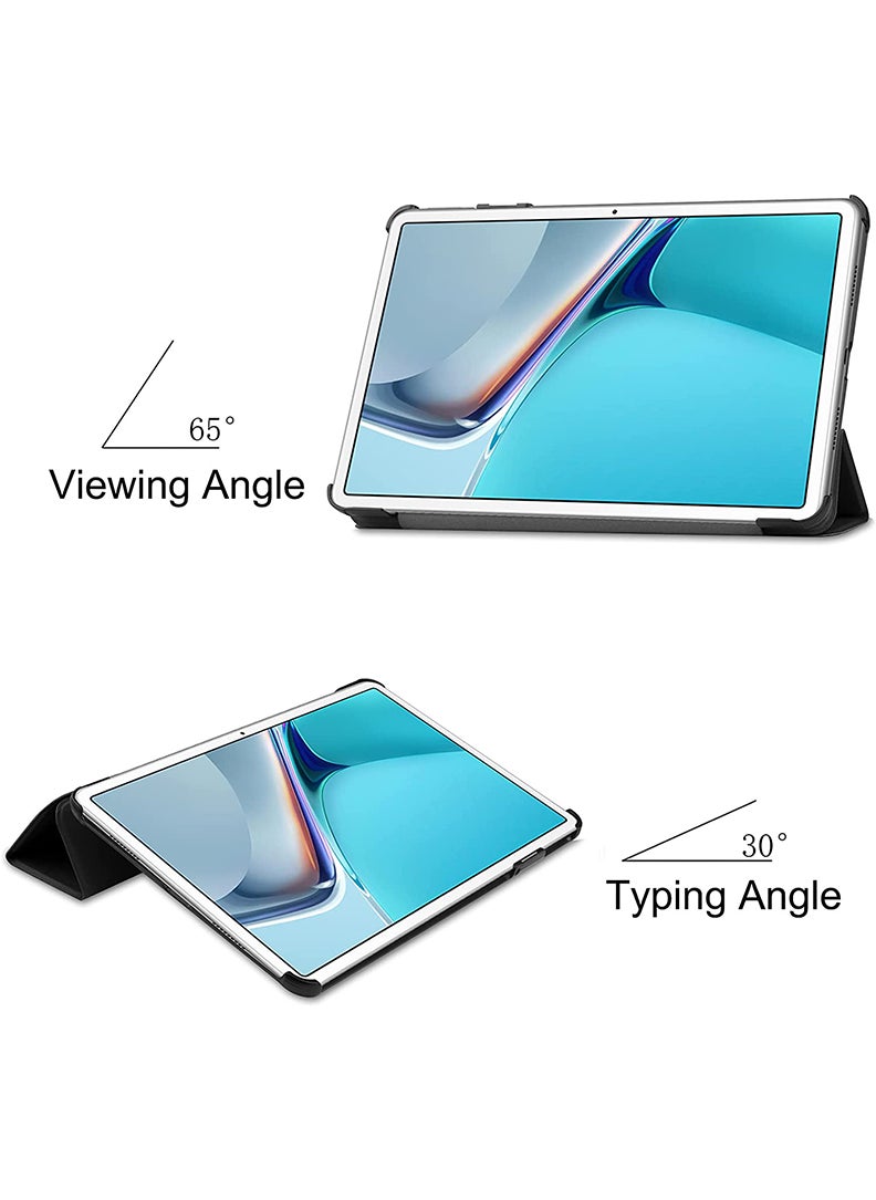 Theodor - Protective Flip Case For Huawei MatePad Pro 11 (2024) With Trifold Stand Auto Wake Sleep Shockproof Cover Hand mouse pointer - Image 1