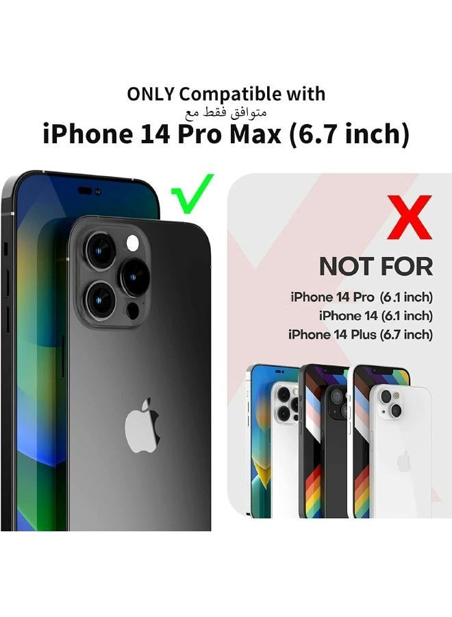 iPhone 14 Pro Max Slim Transparent Protection Package with 1 Pack of Tempered Glass Screen Protectors and 1 Pack of Camera Lens Protector, Phone Cover for iPhone 14 Pro Max (6.7 Inch) 2022 (3in1) - Image 2