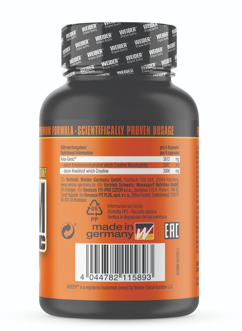 Weider Maximum Krea-Genic 100 Capsules Advanced Buffered Creatine for Optimal Performance  - Image 2