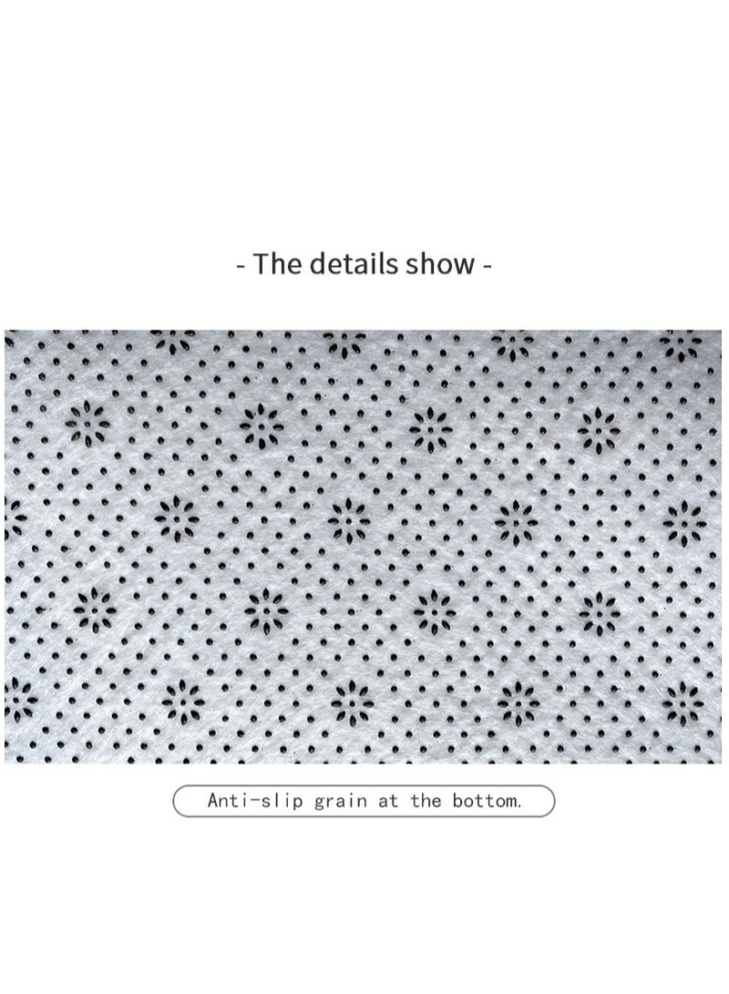 Bluejw Marble Bathroom Rug Set,3 Pieces Bath Mats Set For Bathroom,Vintage Style Non-Slip Washable Cover Floor Rug Decorations For Kitchen Bathroom Bedroom - Image 2