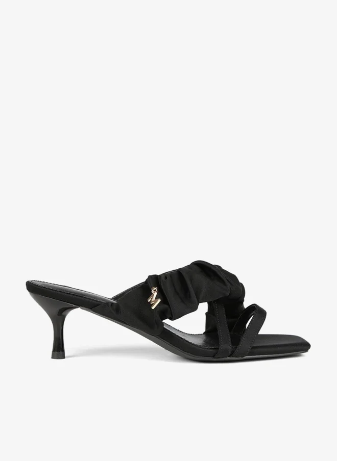 Lola Casademunt Heeled sandals with gathering
