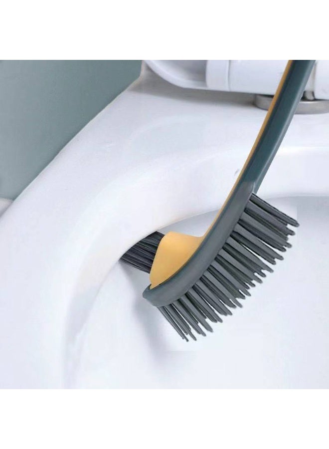 Multifunctional Double Sided Bristle Toilet Brush, Detachable Small Toilet Bowl Brush, Strong Cleaning Bristles, Long Handle for Bathroom Deep Cleaning Tasks - Image 5