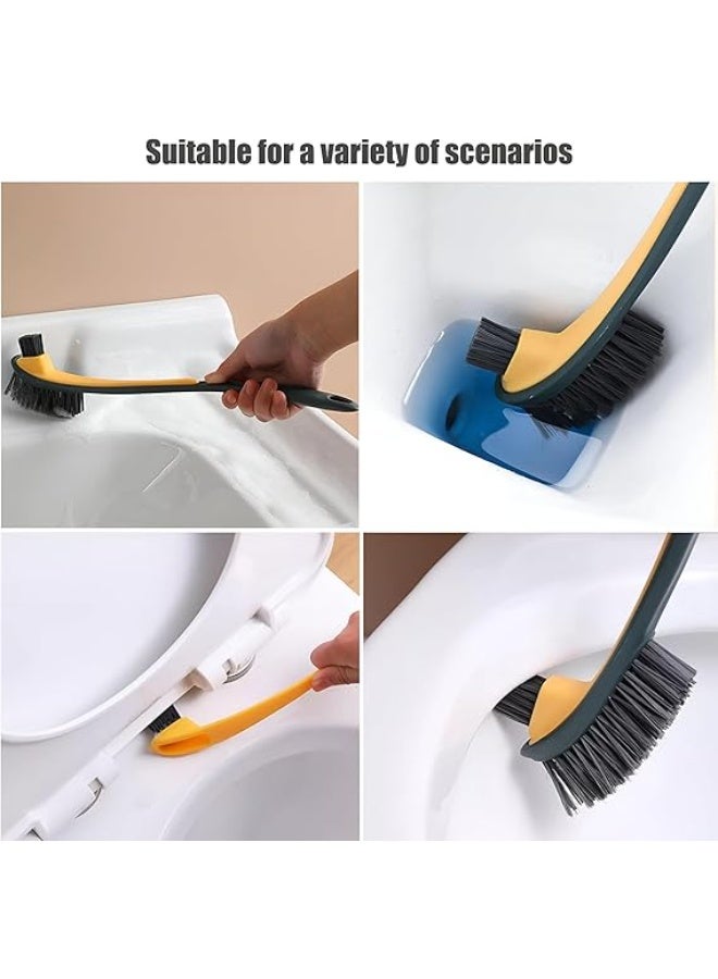 Multifunctional Double Sided Bristle Toilet Brush, Detachable Small Toilet Bowl Brush, Strong Cleaning Bristles, Long Handle for Bathroom Deep Cleaning Tasks - Image 4