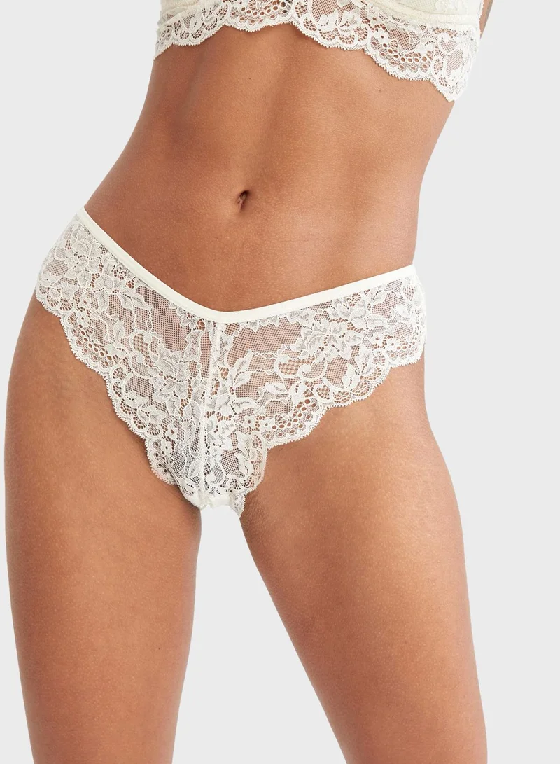 DeFacto Lace Detail Brief