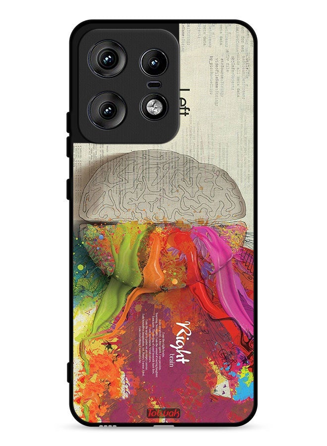 Tolwak Motorola Edge 50 Pro 5G Protective Case Cover Abstract Brain Science Artwork - Image 1