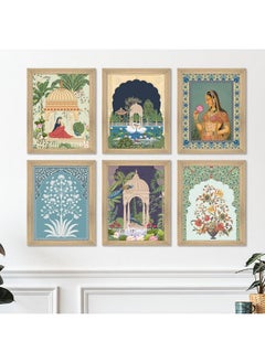 Paper Plane Design PAPER PLANE DESIGN Traditional Art Paintings: Enhance Your Home Décor with Framed Pichwai and Madhubani Masterpieces - Perfect for Living Rooms, Bedrooms, and Office Spaces (E) 