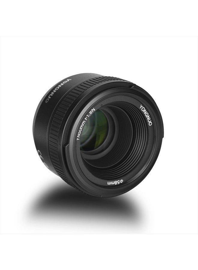 YONGNUO YN50mm F1.8N Standard Prime Lens Large Aperture Auto Manual Focus AF MF for Nikon DSLR Cameras - Image 1