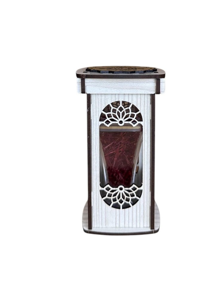 ZARCHIN Wooden Saffron Box and 1gm Super Negin Saffron  - Image 4