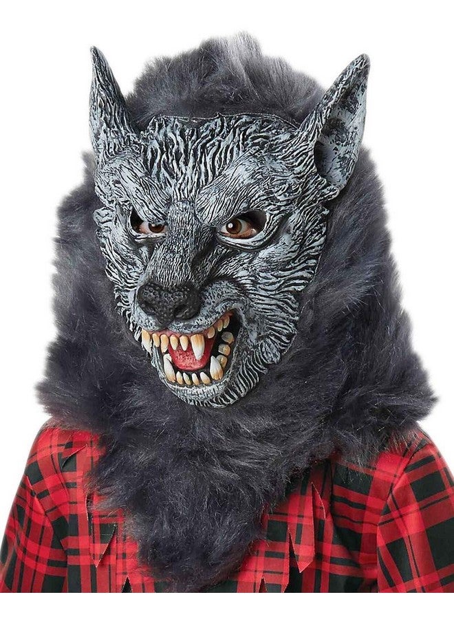 Seasons Direct Halloween Boys Gray Full Moon Werewolf Costume (M(8-10)),Red - Image 3