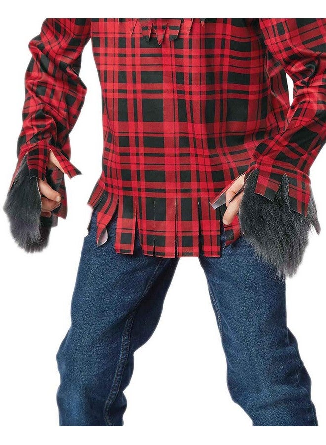 Seasons Direct Halloween Boys Gray Full Moon Werewolf Costume (M(8-10)),Red - Image 4