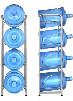 MOMENT Water Bottle Storage Stand, 4 Tier Water Bottle Holder, 5 Gallons Heavy Duty Water Jug Rack For Kitchen Home And Office Easy To Assemble Black  - Image 2