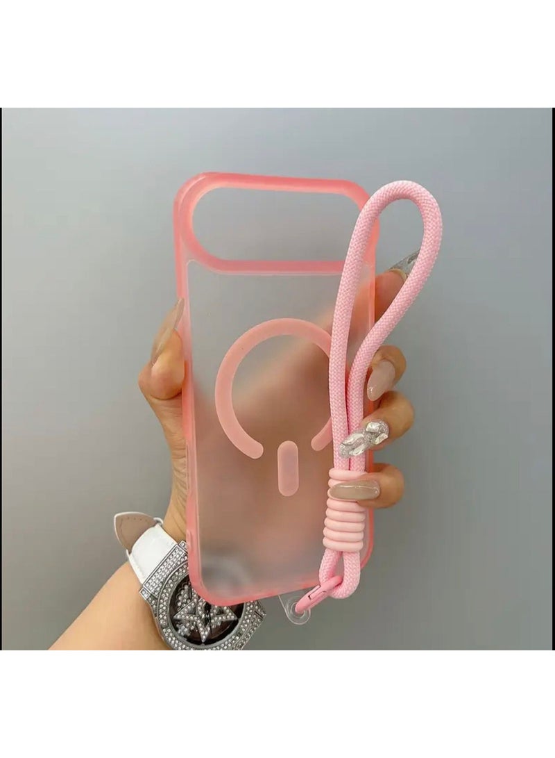 جراب هاتف مغناطيسي عالي الجودة شبه شفاف غير لامع لهاتف iPhone 17 Air - Image 1
