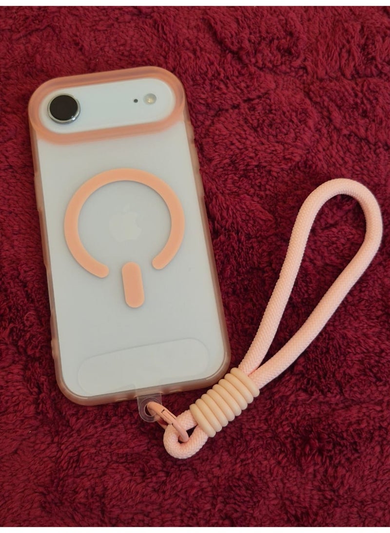 جراب هاتف مغناطيسي عالي الجودة شبه شفاف غير لامع لهاتف iPhone 17 Air - Image 2