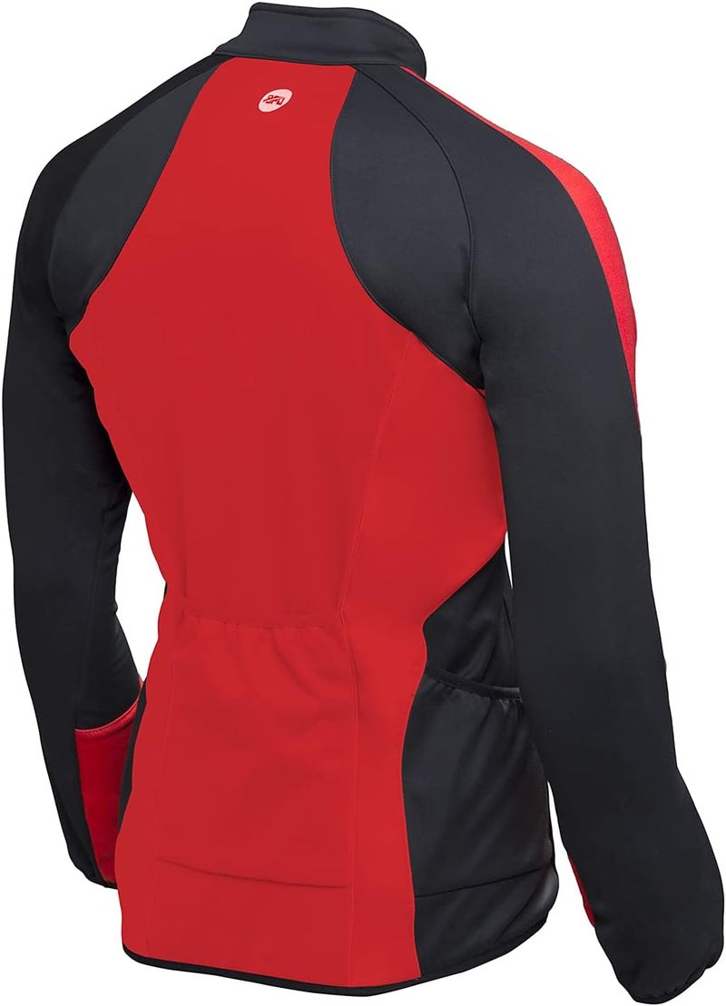 sponeed Men's Windproof Jackets Cycling Fleece Coat Shirts Winter Thermal Snowing Running Tops Bike Overcoats - Image 3