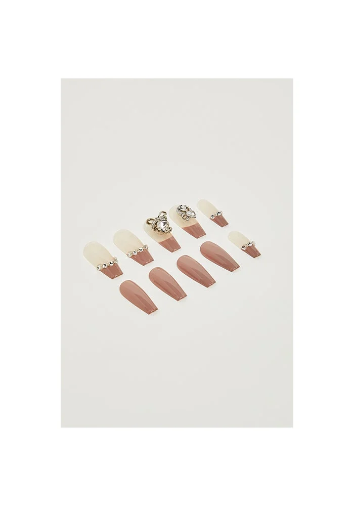 R&b Wearable Stick-On Nails Set
