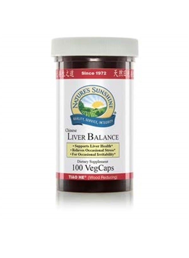 Nature's Sunshine Liver Balance Chinese (100 Vegcaps) - Image 1