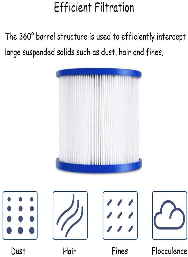 EDOSTORY Hot Tub Filter Replacement Cartridges, Fold White Filter Paper for Many Massage Pool Models Brand: EDOSTORY - Image 5