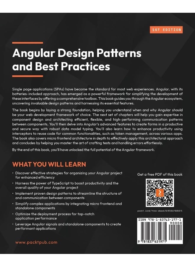 Angular Design Patterns and Best Practices: Create scalable and adaptable applications that grow to meet evolving user needs - Image 2