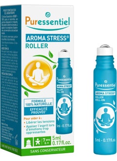 Rest & Relax Stress Roll on 5 ml - To help decrease tension and restore the mind during stressful times - 100% Pure & Natural essentials oils - Lavender, Camomille, Marjoram
