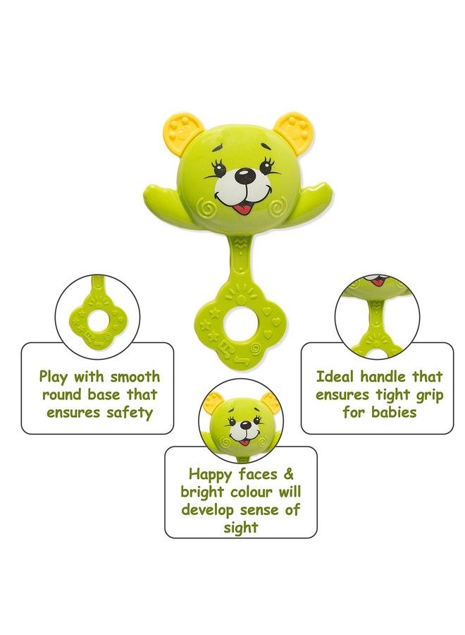 RATNA'S Colourful Rattle Set For Toddlers.Perfect Rattle Sets For Little Hands.Non Toxic;Bpa Free;Certified As Per Indian Standards (Happy Baby Rattle Set 3 Pieces) - Image 5