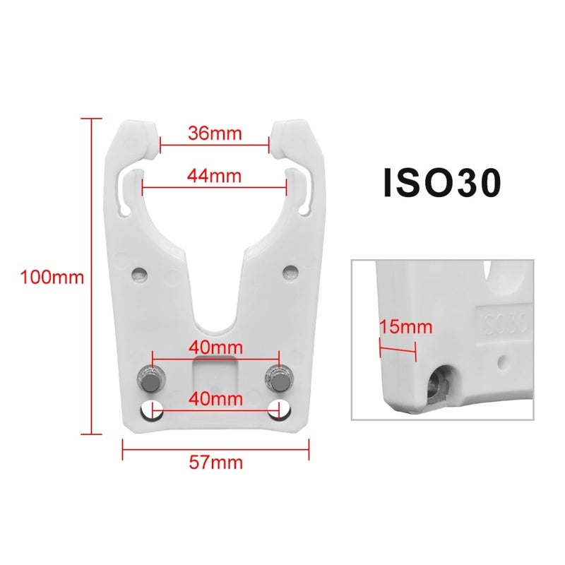 مجموعة حامل أداة NBT30 CNC 5 قطع مشبك حامل التغيير التلقائي لعمود الماكينة - Image 4
