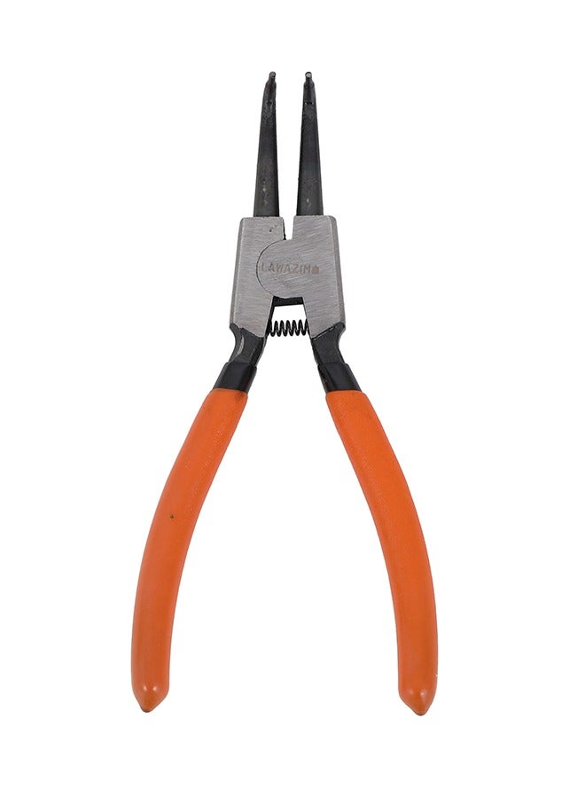LAWAZIM Bent External Snap Ring Pliers, Ergonomic Retaining Ring Pliers, Circlip Pliers for Clip Remover Retaining Rings, Precision Spring Loaded for Automotive  - Image 2