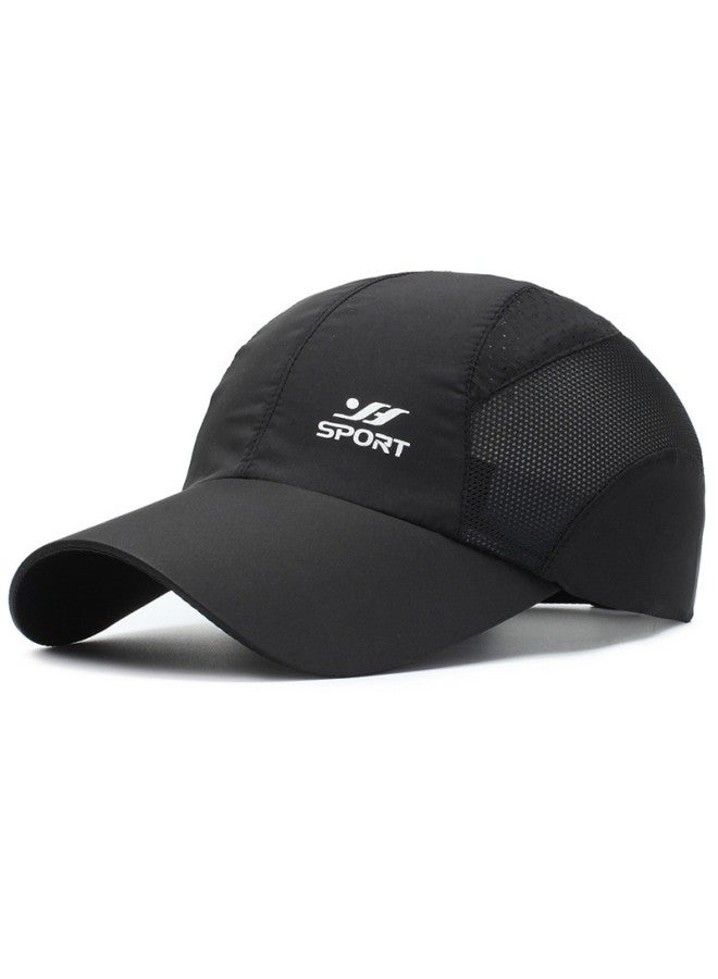 Top melon Men's And Women's Outdoor Plain Face Sun Hat, Summer Breathable Quick-dry Baseball Cap, Leisure Perforated Sun Hat - Image 3