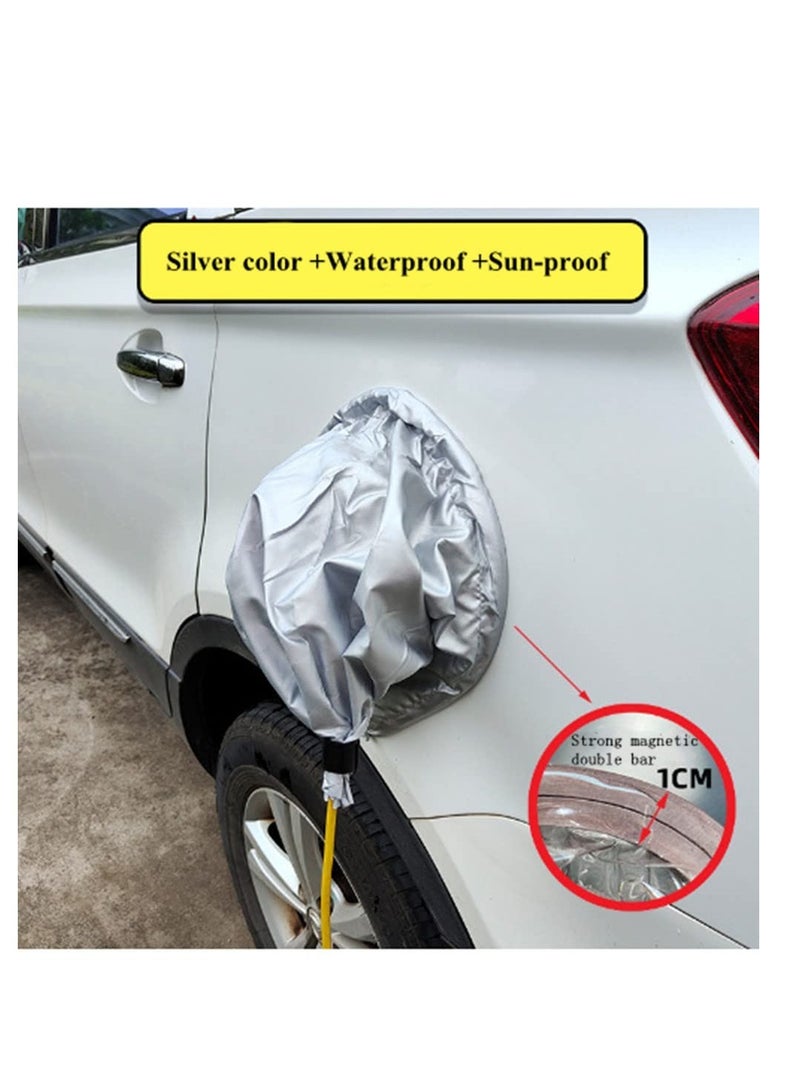 Excefore EV Charger Car Cover, Outdoor Rain Sun UV Protection, Waterproof Outdoor Electric Car Charging Port Cover, Double-Sided Magnetic Adhesion, for Tesla Model Y/3, Compatible with Most Electric Cars - Image 5