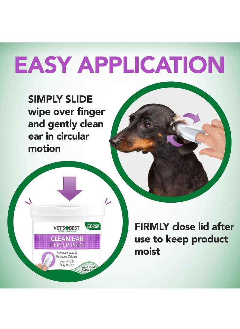 Vet's Best - 50Pc Dog Clean Finger Pads - Image 1