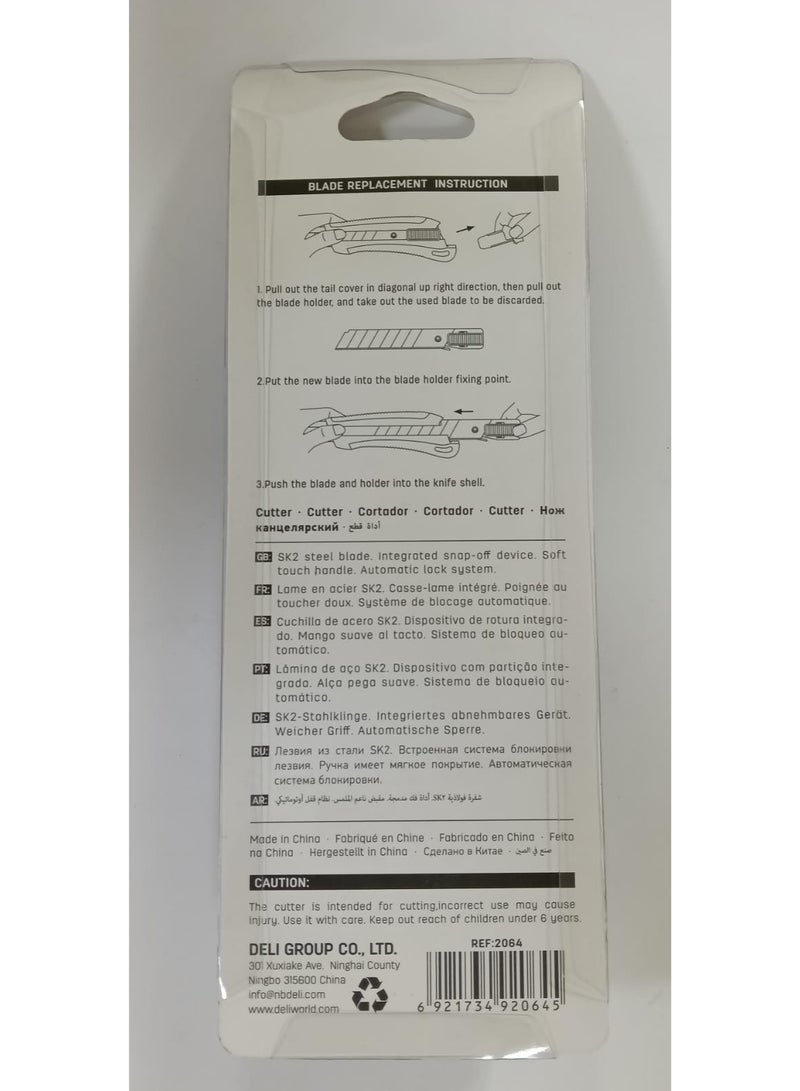 ديلي قطاعة ديلي 2064، 0.6 مم × 18 مم × 100 مم، قفل تلقائي - Image 2