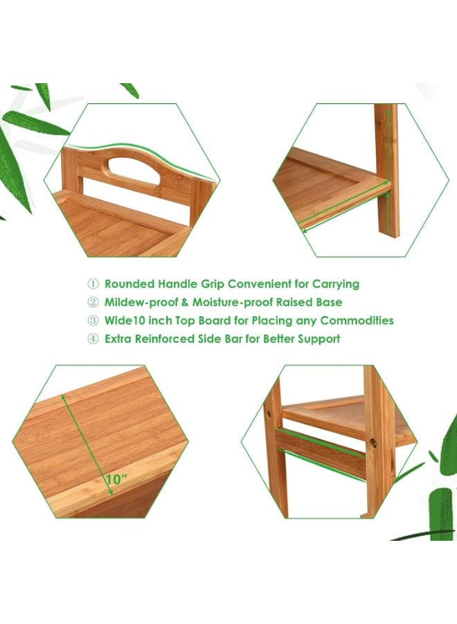 U-HOOME Wooden Shoe Rack Cabinet, Wooden Shoe Cabinet with Two Rounded Handle, Free Standing Shoes Stand Entryway Shoe Shelf,Shoe Storage Organizer Boots Storage Shelf House Furniture Shoe Racks - Image 2