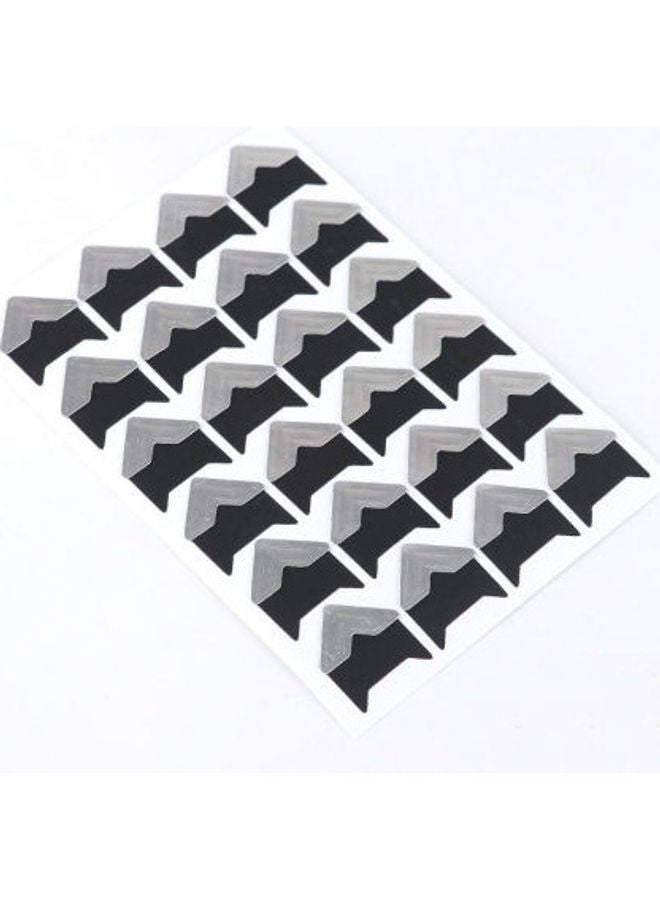 NIBEMINENT DIY Vintage Corner Craft Paper Stickers For Photo Album Multicolour