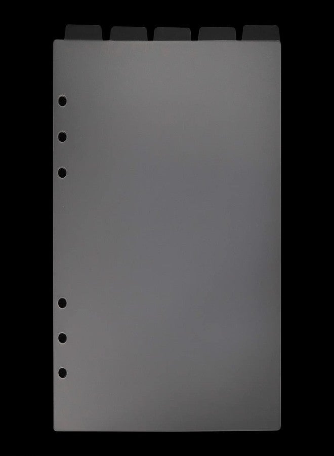 WHYHKJ A5 Dashboard Semi-Transparent Blank Top Index Dividers, A5 Top Index Divider (5 Pages) - Image 3