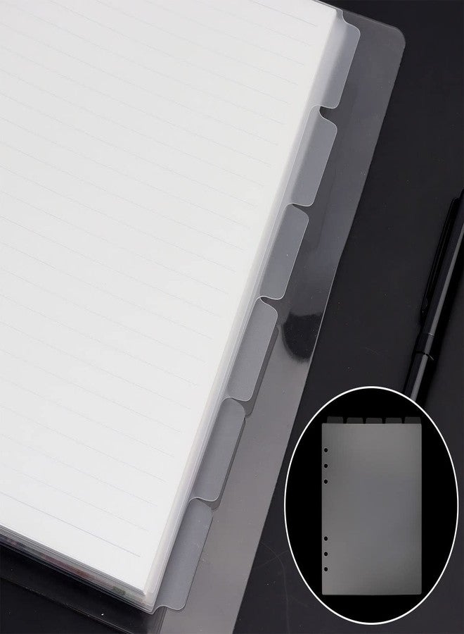 WHYHKJ A5 Dashboard Semi-Transparent Blank Top Index Dividers, A5 Top Index Divider (5 Pages) - Image 4