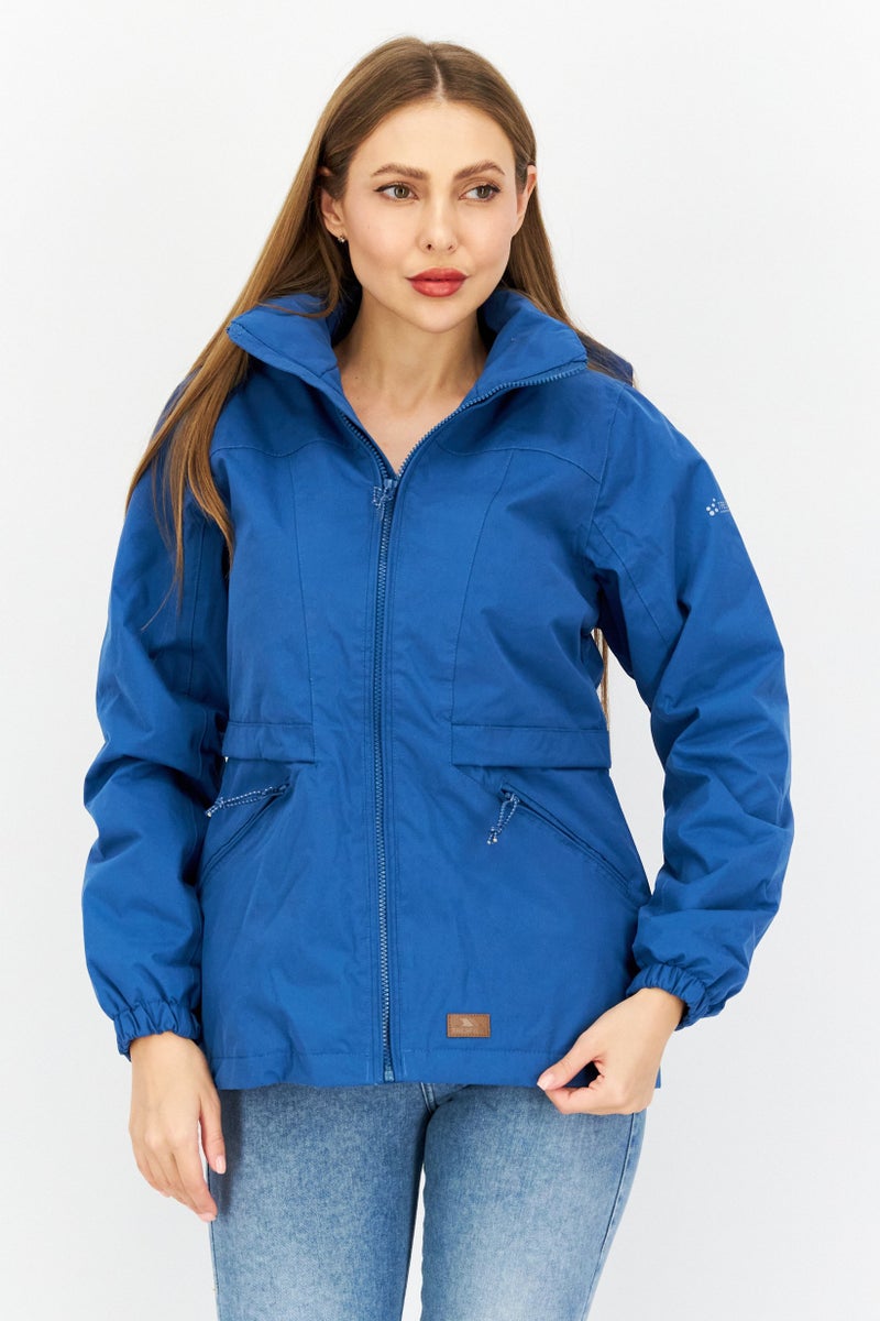 Trespass Women Plain Hooded  Jacket, Blue - Image 1