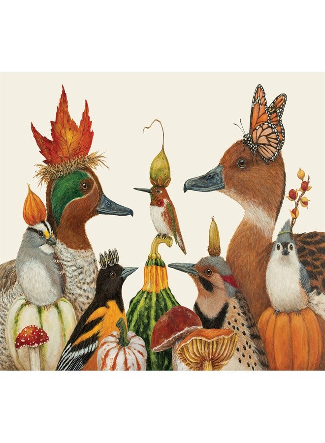 Hester & Cook Thanksgiving Paper Placemats for Dining Table - We Gather Disposable Paper Square Placemats for Autumn Fall Holiday Season - 18 Sheets Per Pad American Made - Image 1