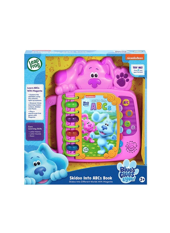LeapFrog - Leapfrog Blue's Clues & You! Skidoo Into ABCs Book, Educational Toy for Kids 24M+, 14 Colorful Pages (Lfus) - Image 1